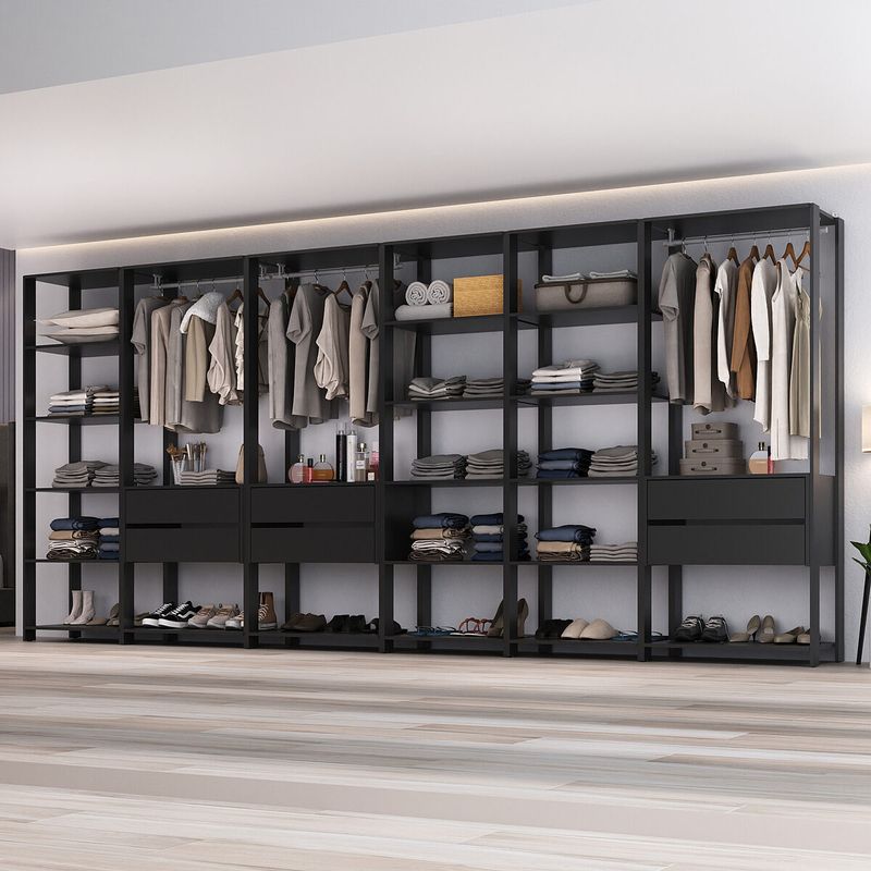 guarda-roupas-closet-modulado-405cm-6-pecas-com-6-gavetas-e-cabideiros-multimoveis-mp4322-preto