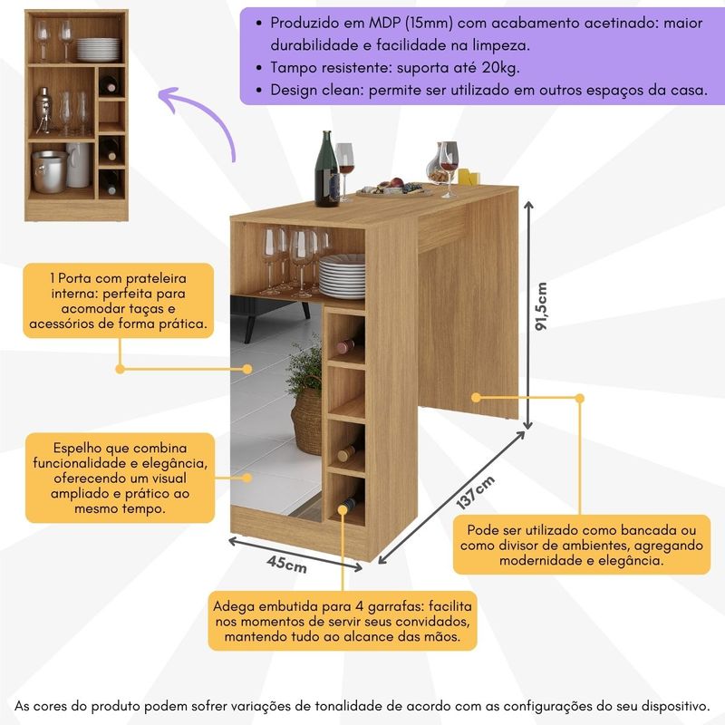 bancada-balcao-mesa-de-cozinha-com-adega-1-porta-e-espelho-multimoveis-mp2248-madeirado