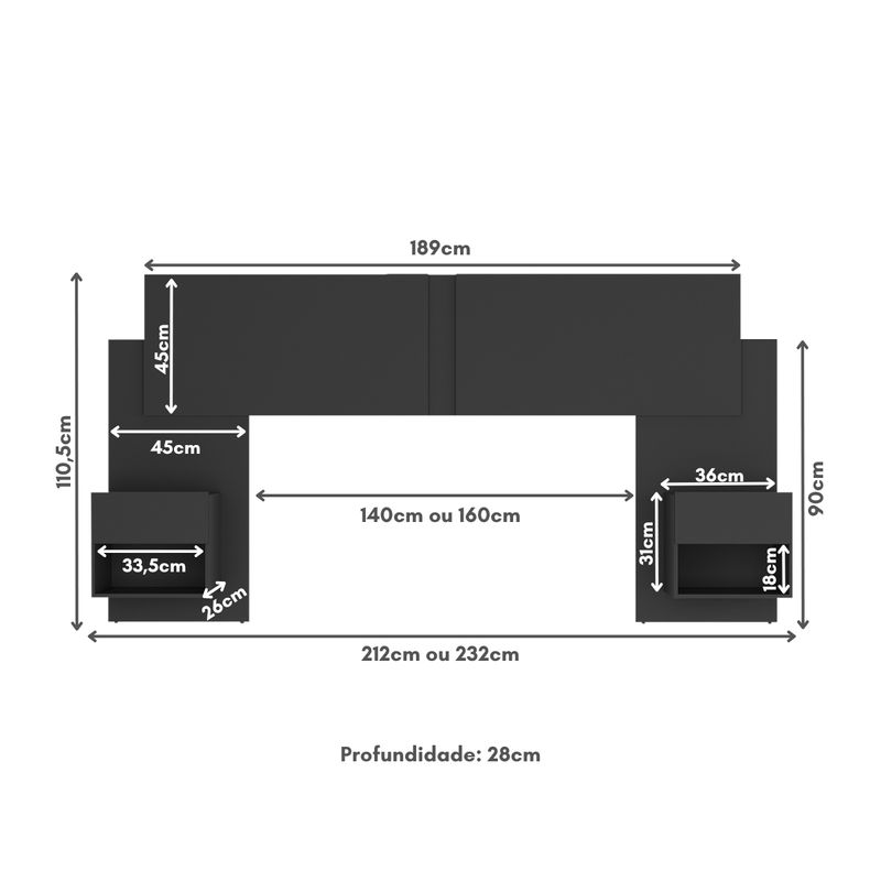 cabeceira-casal-queen-com-2-mesas-de-cabeceira-232cm-multimoveis-mp4317-preto