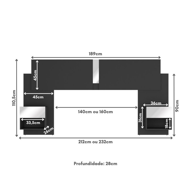 cabeceira-casal-queen-com-espelhos-e-2-mesas-de-cabeceira-232cm-multimoveis-mp4324-preto