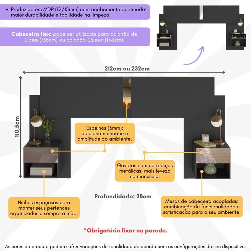 cabeceira-casal-queen-com-espelhos-e-2-mesas-de-cabeceira-232cm-multimoveis-mp4326-preto