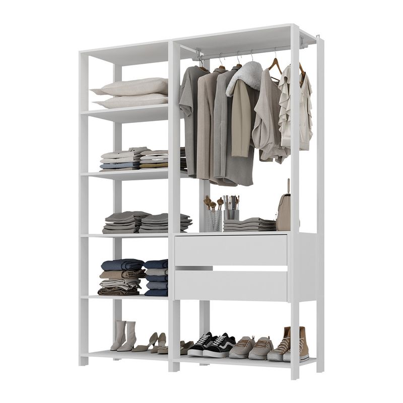 guarda-roupas-closet-modulado-135cm-2-pecas-com-2-gavetas-e-cabideiro-multimoveis-mp4320-branco