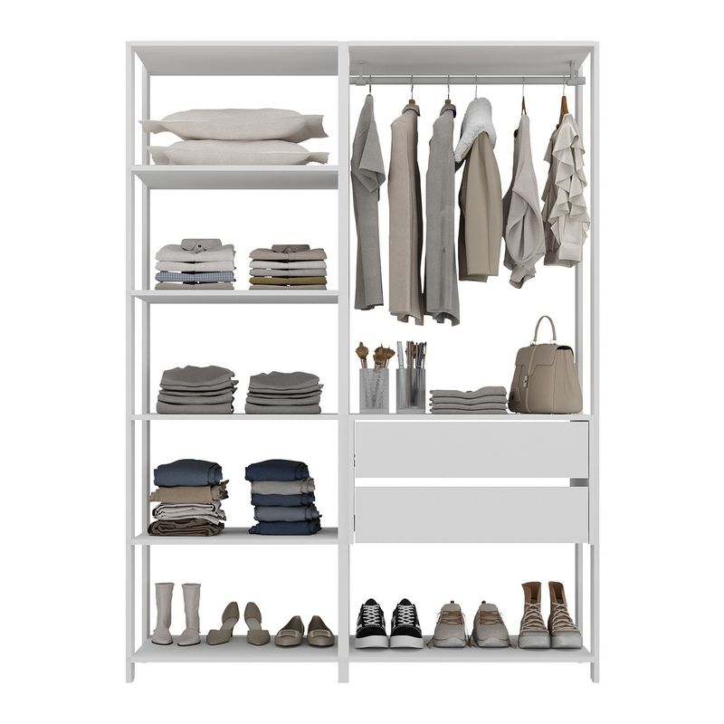 guarda-roupas-closet-modulado-135cm-2-pecas-com-2-gavetas-e-cabideiro-multimoveis-mp4320-branco