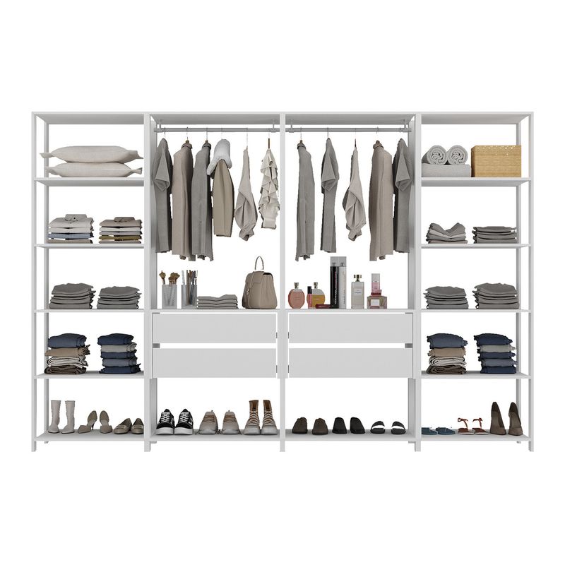 guarda-roupas-closet-modulado-270cm-4-pecas-com-4-gavetas-e-cabideiros-multimoveis-mp4321-branco