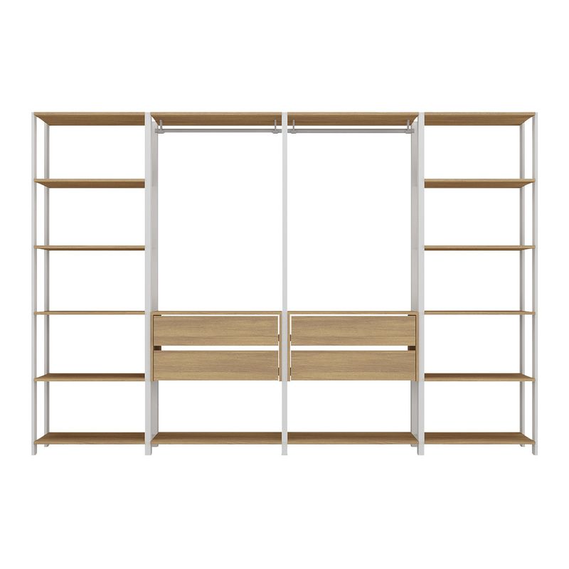 guarda-roupas-closet-modulado-270cm-4-pecas-com-4-gavetas-e-cabideiros-multimoveis-mp4321-branco-madeirado