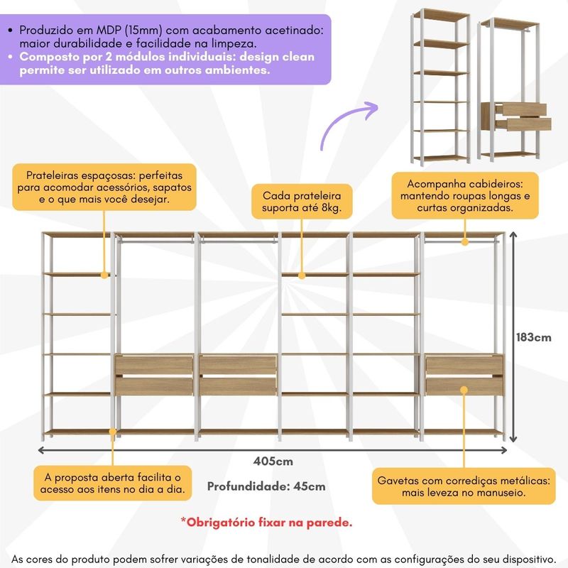 guarda-roupas-closet-modulado-405cm-6-pecas-com-6-gavetas-e-cabideiros-multimoveis-mp4322-branco-madeirado