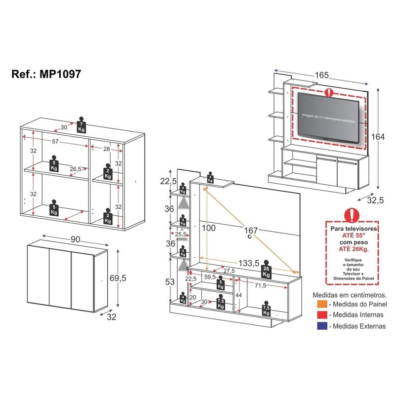 rack-com-painel-para-tv-ate-55-polegadas-e-aparador-3-portas-multimoveis-mp1097-branco-lacca-fume