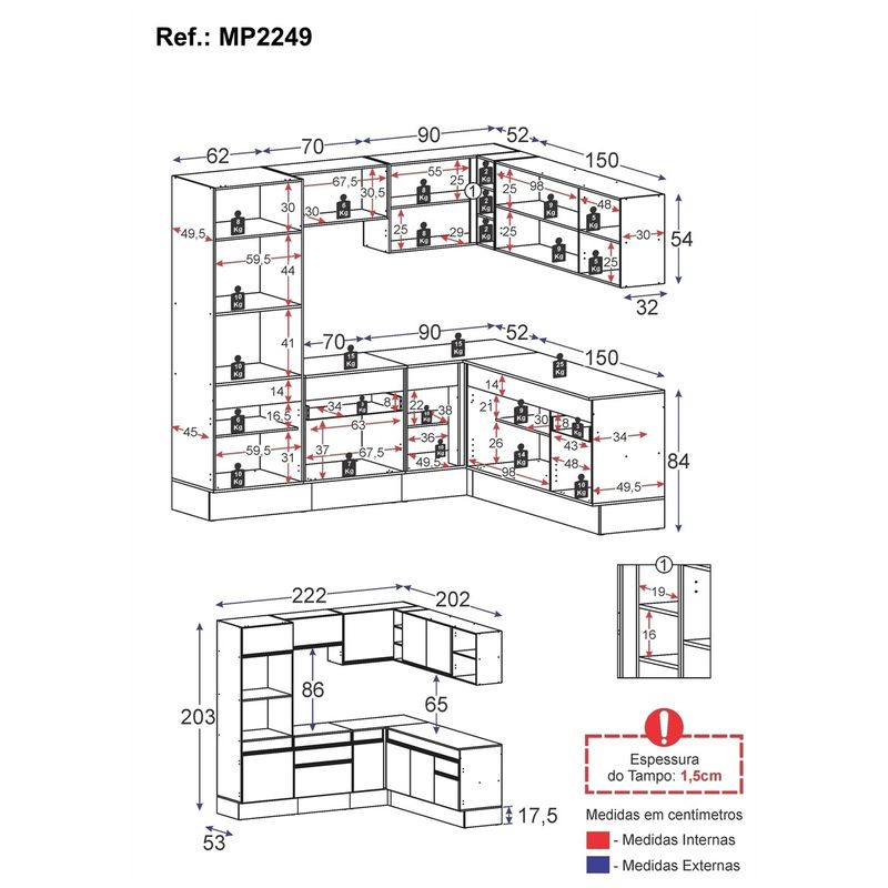 cozinha-completa-de-canto-modulada-7-pecas-com-rodape-veneza-multimoveis-mp2249-branco
