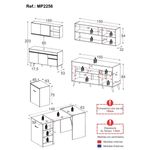 armario-de-cozinha-aereo-com-balcao-para-pia-e-mesa-dobravel-multimoveis-mp2256-preto