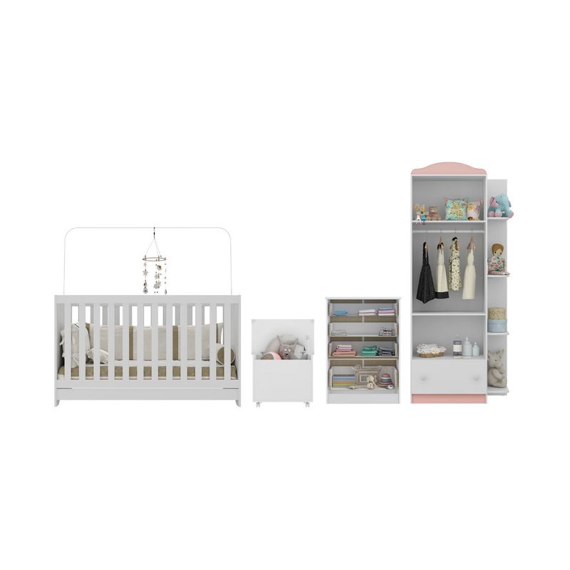 quarto-infantil-completo-com-berco-3-em-1-para-colchao-130x60cm-multimoveis-mp4344-branco-colorido