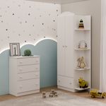 guarda-roupa-infantil-2-portas-1-gaveta-com-comoda-4-gavetas-joao-e-maria-multimoveis-mp4355-branco-colorido