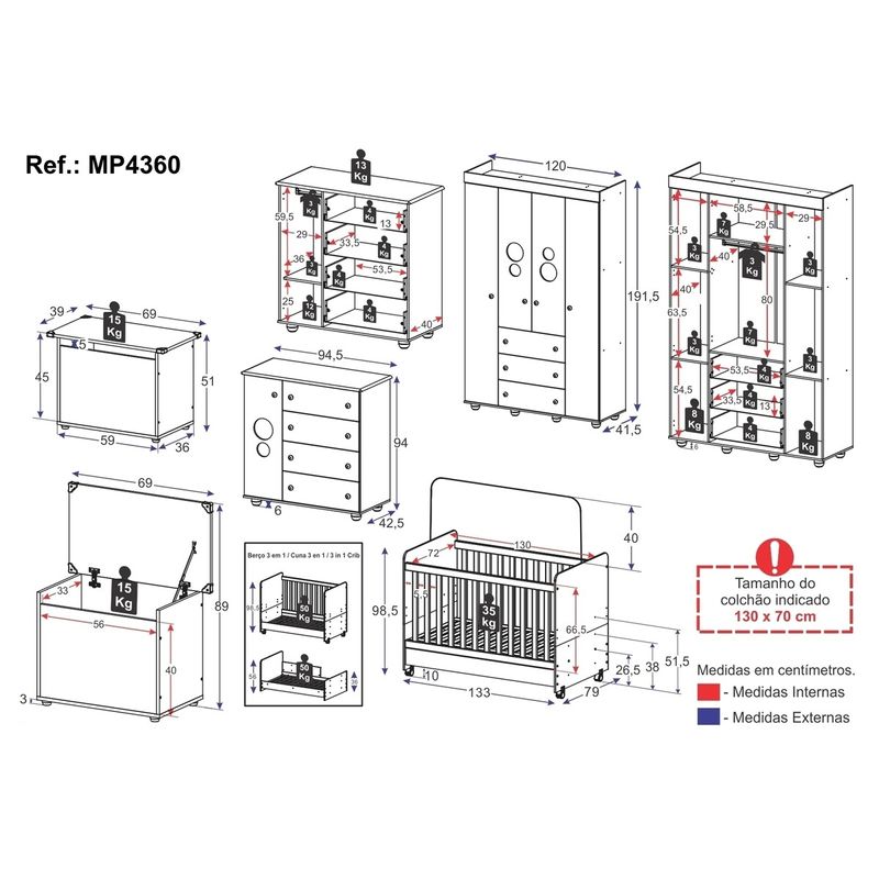 quarto-infantil-completo-com-berco-americano-3-em-1-para-colchao-130x70cm-multimoveis-mp4360-branco