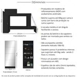 beliche-para-colchao-78x188cm-com-1-porta-e-sapateira-com-espelhos-multimoveis-mp4370-preto