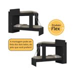 beliche-para-colchao-78x188cm-com-1-porta-e-sapateira-com-espelhos-multimoveis-mp4370-preto