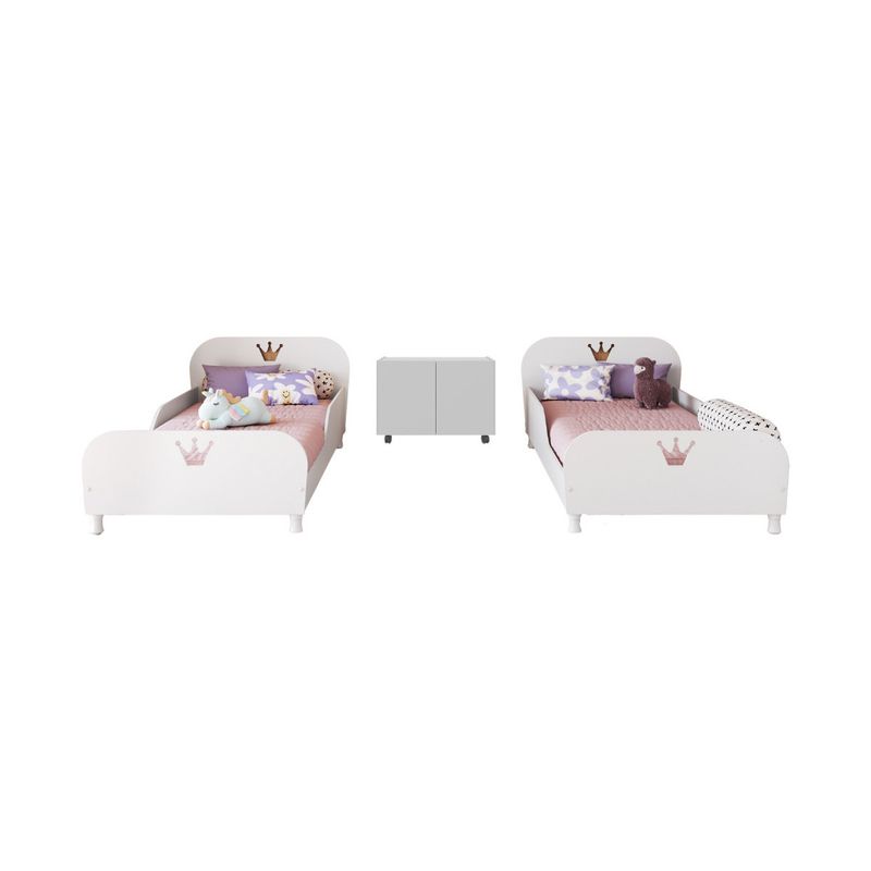 kit-2-camas-solteiro-para-colchao-88x188cm-com-mesa-de-cabeceira-2-portas-multimoveis-mp4374-branco