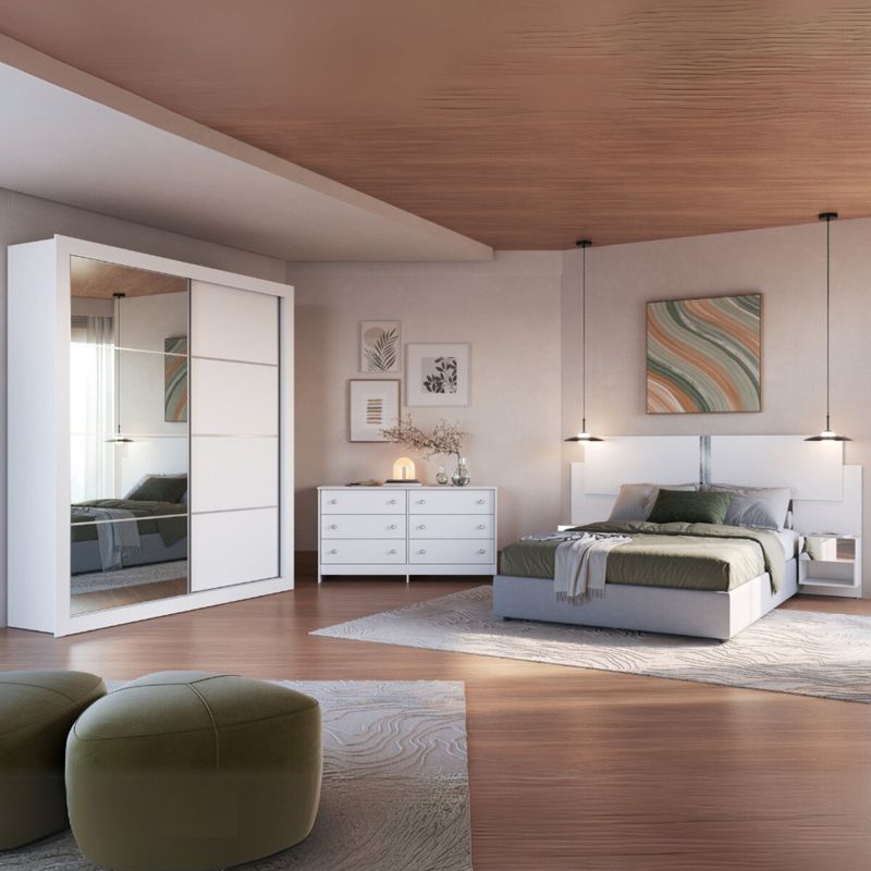 quarto-completo-com-cabeceira-casal-queen-guarda-roupa-e-comoda-multimoveis-mp4375-branco-lacca-fume