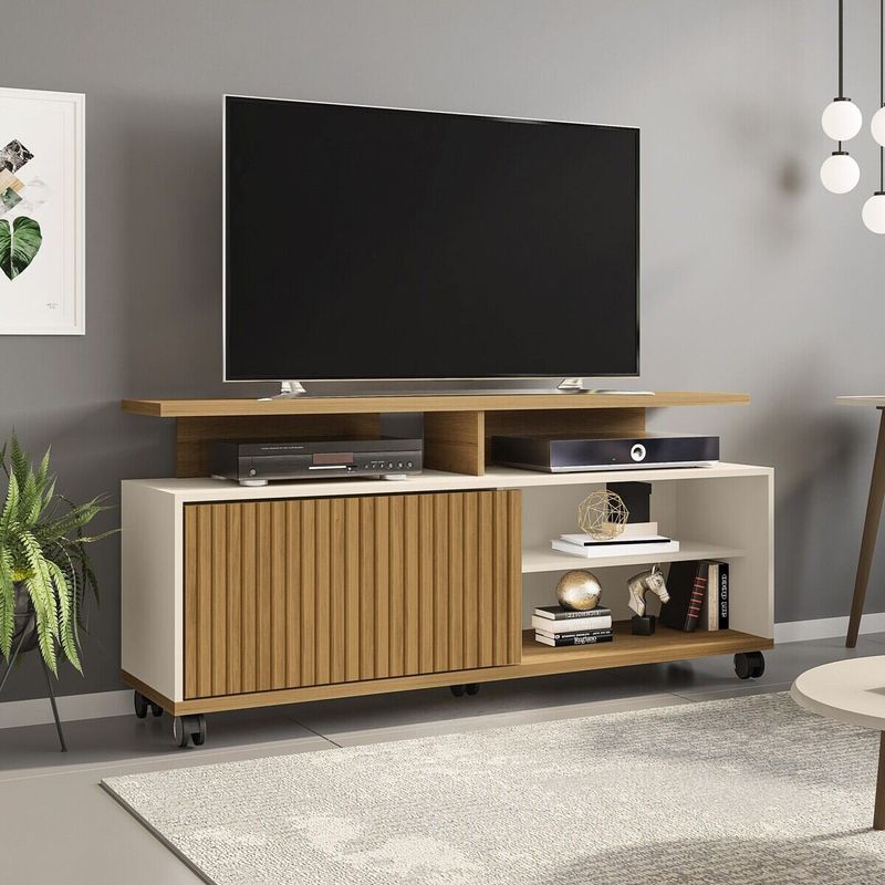 rack-para-tv-ate-55-polegadas-com-nichos-1-porta-e-rodizios-multimoveis-cr45295-cinamomo-off-white-ripado