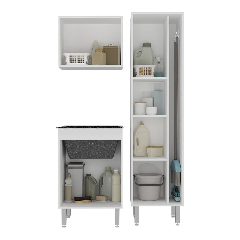 conjunto-armarios-de-lavanderia-com-gabinete-e-tanque-45l-multimoveis-cr30041-branco-preto