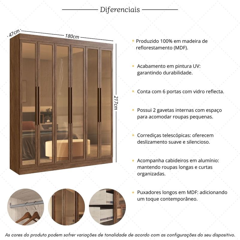 guarda-roupas-casal-6-portas-com-Vidro-multimoveis-cr35260-castanho