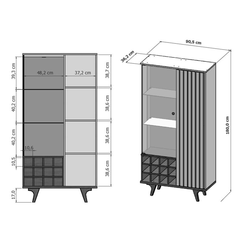 cristaleira-com-vidros-2-portas-e-adega-90-5cm-multimoveis-cr50107-off-white-naturalle