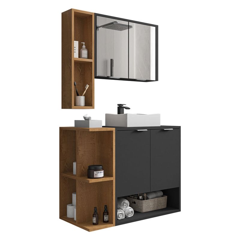 gabinete-de-banheiro-suspenso-com-cuba-e-espelheira-70cm-multimoveis-cr10125-preto-fosco-naturalle