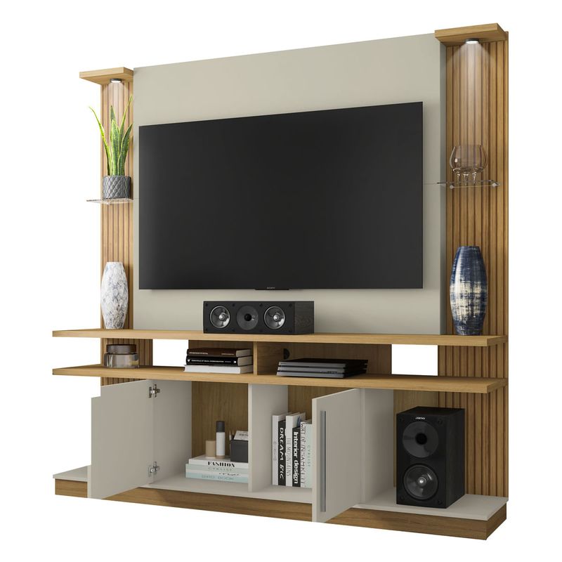 rack-com-painel-para-tv-ate-55-polegadas-com-vidros-2-leds-e-2-portas-multimoveis-cr45278-cinamomo-off-white-ripado