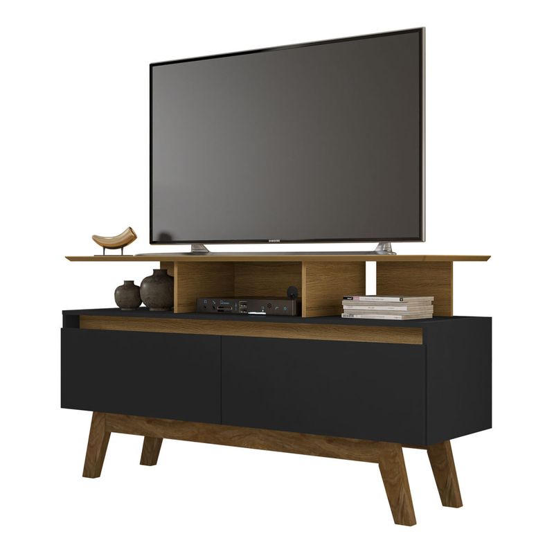 rack-para-tv-ate-50-polegadas-com-nicho-e-2-portas-retro-multimoveis-cr45294-cinamomo-preto-fosco