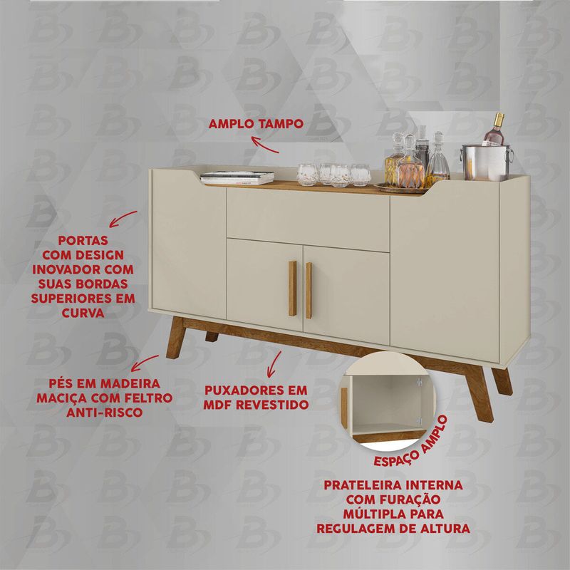 aparador-buffet-com-4-portas-e-1-gaveta-retro-136cm-multimoveis-cr50102-off-white-cinamomo