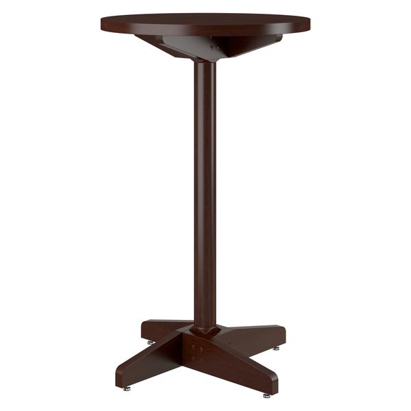 Mesa de Jantar/Bar Alta Redonda 60cm Multimóveis CR50113 Castanho
