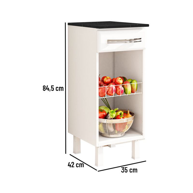 balcao-de-cozinha-de-aco-com-tampo-fruteira-e-1-gaveta-35cm-multimoveis-cr20349-branco