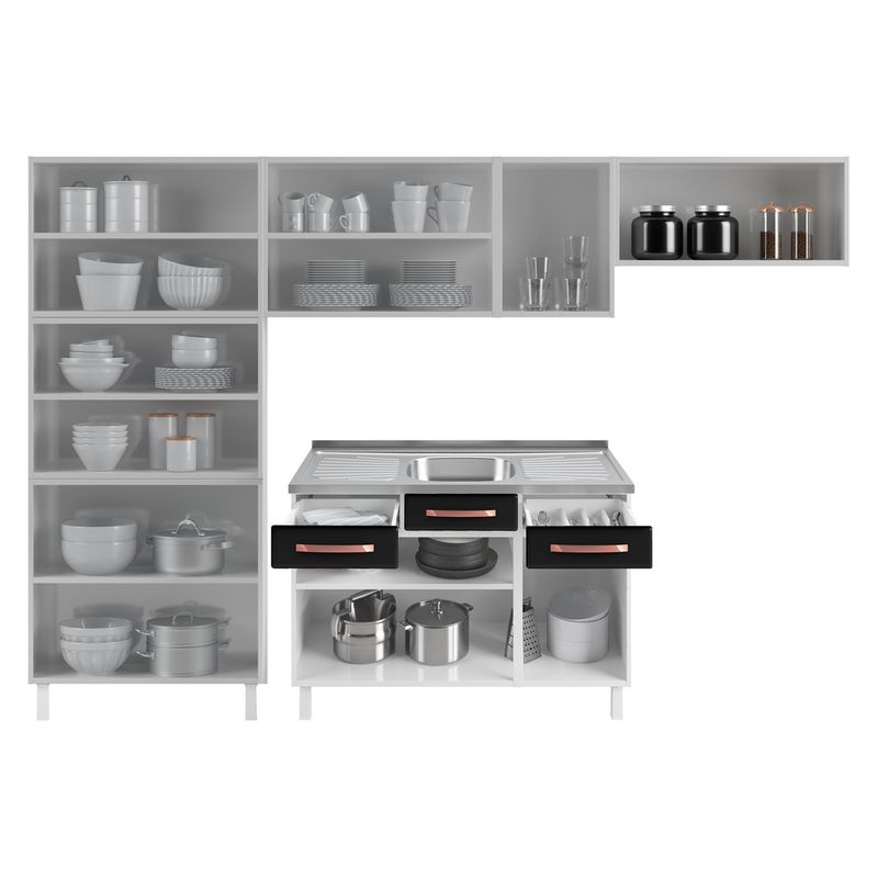 cozinha-completa-modulada-de-aco-4-pecas-com-vidros-e-gabinete-pia-multimoveis-cr20352-branco-preto