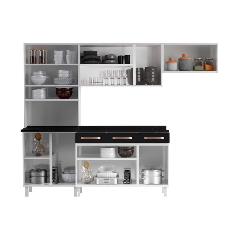 cozinha-completa-modulada-de-aco-4-pecas-com-vidros-e-balcao-multimoveis-cr20353-branco-preto