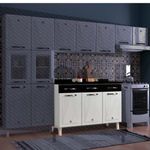 balcao-de-cozinha-de-aco-com-tampo-3-portas-e-3-gavetas-120cm-multimoveis-cr20354-branco-preto