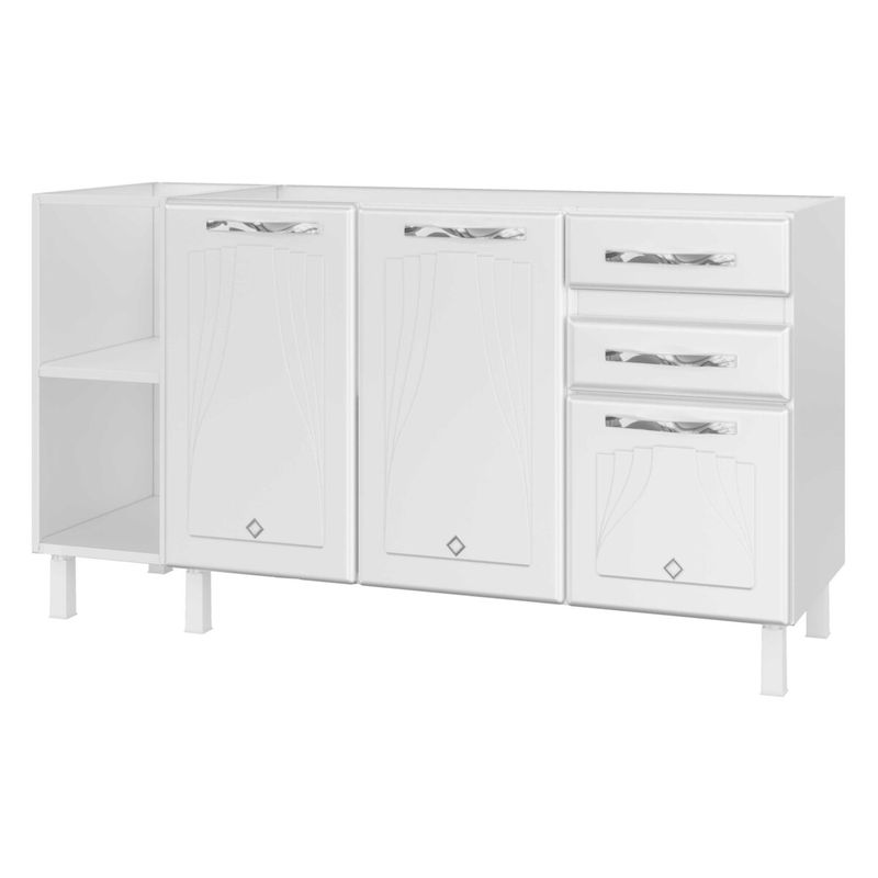 balcao-de-cozinha-de-aco-gabinete-para-pia-3-portas-2-gavetas-150cm-multimoveis-cr20355-branco