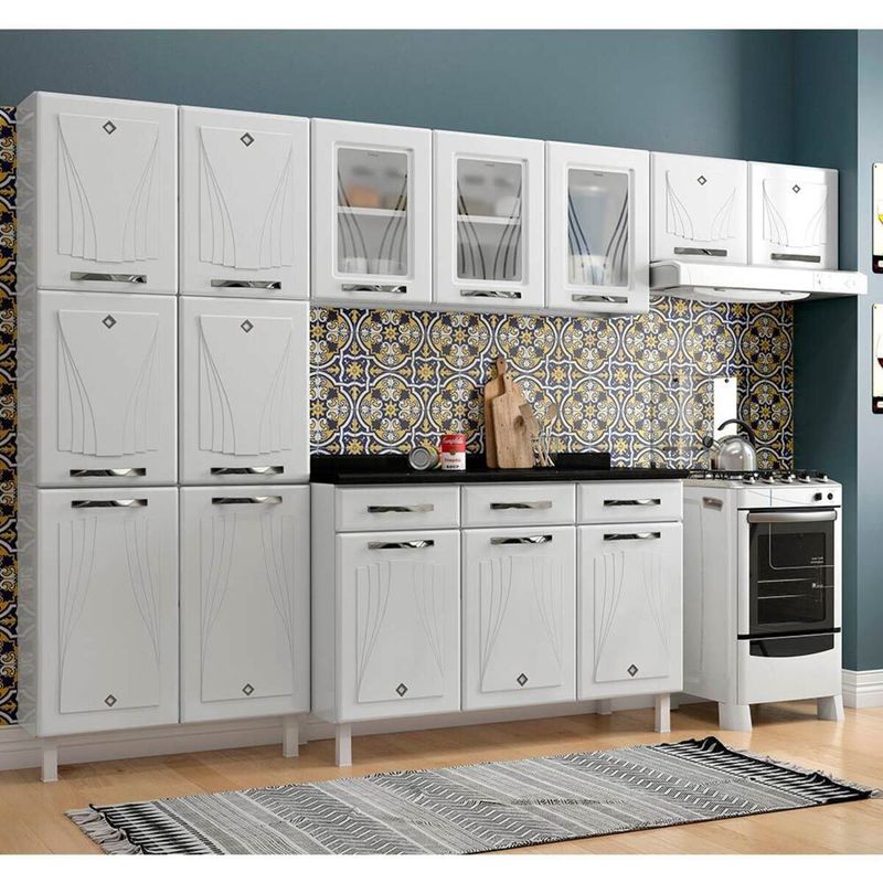 cozinha-completa-modulada-de-aco-4-pecas-com-vidros-e-balcao-multimoveis-cr20356-branco