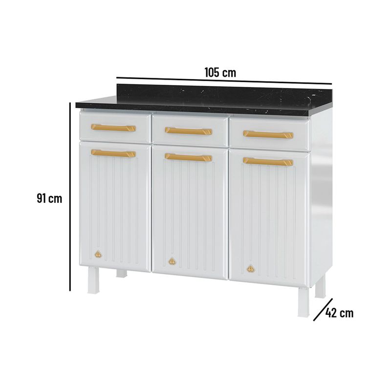 balcao-de-cozinha-de-aco-com-tampo-3-portas-e-3-gavetas-105cm-multimoveis-cr20360-branco