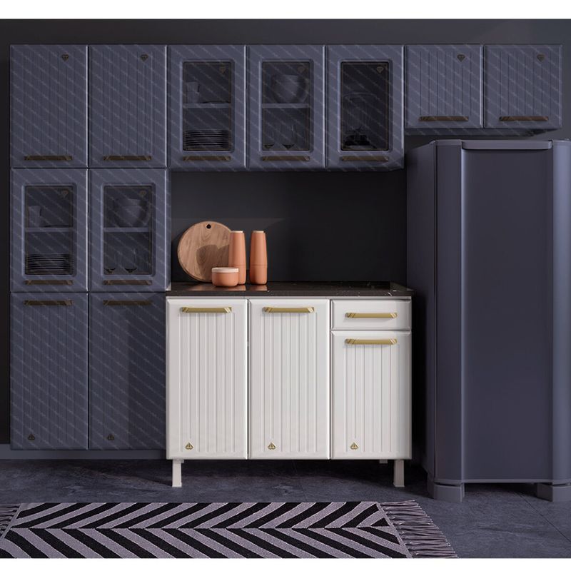 balcao-de-cozinha-de-aco-com-tampo-3-portas-e-1-gaveta-105cm-multimoveis-cr20361-branco