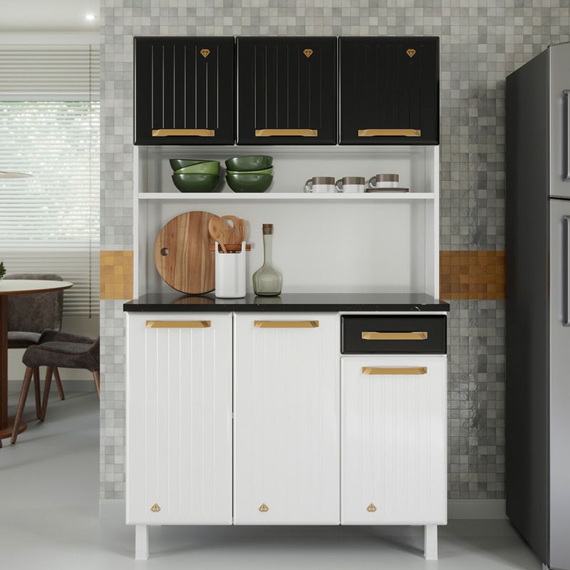 armario-de-cozinha-compacta-de-aco-com-balcao-com-tampo-105cm-multimoveis-cr20362-branco-preto
