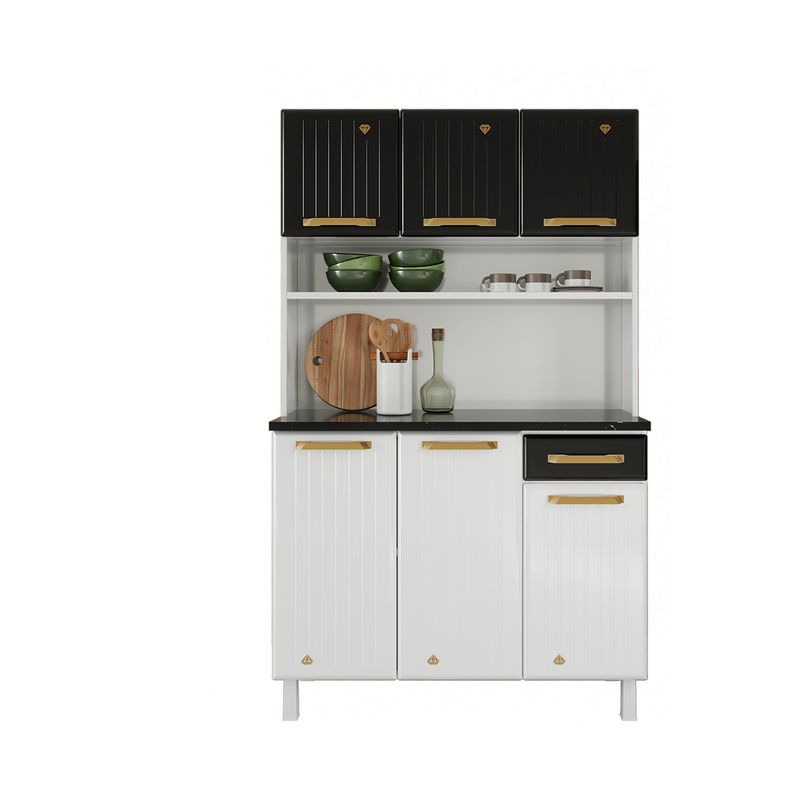 armario-de-cozinha-compacta-de-aco-com-balcao-com-tampo-105cm-multimoveis-cr20362-branco-preto