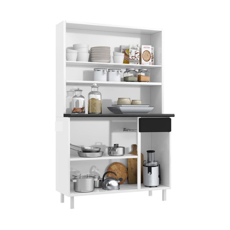 armario-de-cozinha-compacta-de-aco-com-balcao-com-tampo-105cm-multimoveis-cr20362-branco-preto