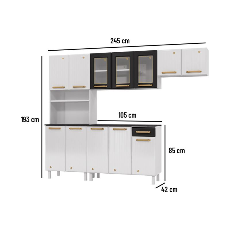 cozinha-completa-de-aco-4-pecas-armario-para-forno-micro-e-balcao-multimoveis-cr20371-branco-preto