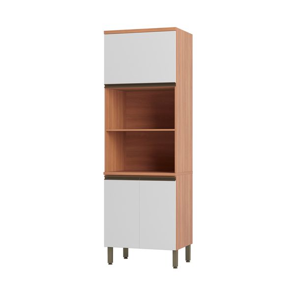 Paneleiro Torre Quente para Forno/Micro-ondas com 3 Portas Multimóveis CR20401 Freijó/Branco