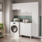 conjunto-armario-de-lavanderia-4-pecas-com-balcao-multimoveis-cr30046-branco