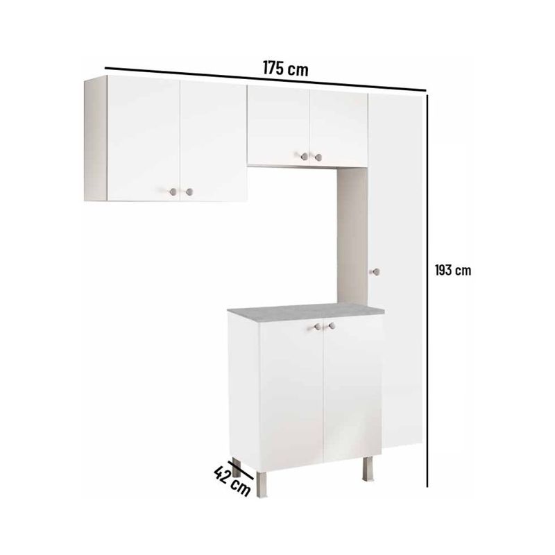 conjunto-armario-de-lavanderia-4-pecas-com-balcao-multimoveis-cr30046-branco