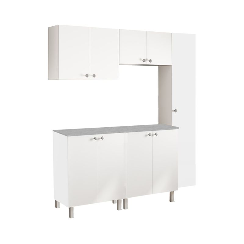conjunto-armario-de-lavanderia-5-pecas-com-2-balcoes-multimoveis-cr30047-branco