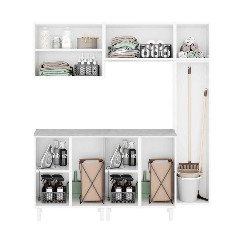 conjunto-armario-de-lavanderia-5-pecas-com-2-balcoes-multimoveis-cr30047-branco