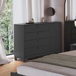 comoda-de-madeira-macica-com-1-porta-e-4-gavetas-110cm-multimoveis-cr35279-charcoal