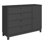 comoda-de-madeira-macica-com-1-porta-e-4-gavetas-110cm-multimoveis-cr35279-charcoal