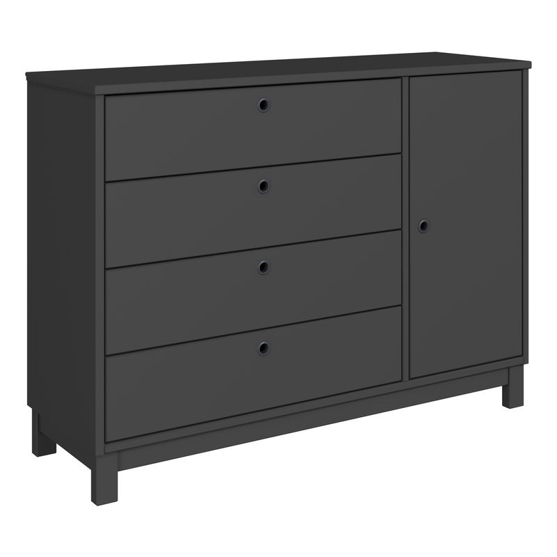 comoda-de-madeira-macica-com-1-porta-e-4-gavetas-110cm-multimoveis-cr35279-charcoal