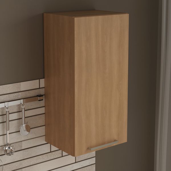 Armário de Cozinha Aéreo com 1 Porta 40cm Multimóveis CR20416 Freijó